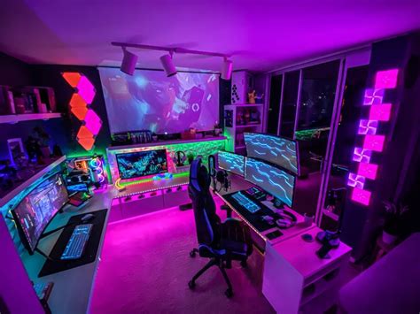 Gaming setup ideas | Games room inspiration, Small game rooms, Gamer room