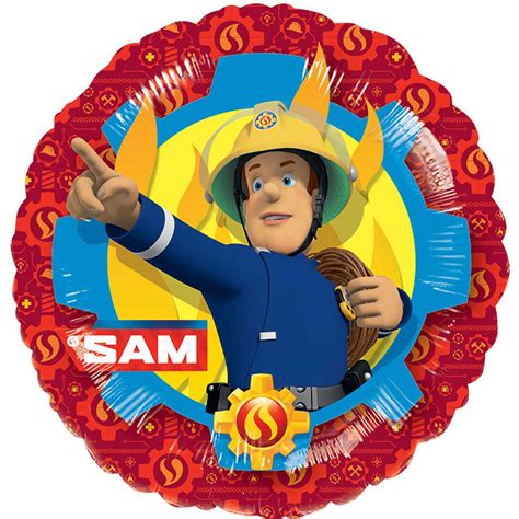 Fireman Sam Standard Foil Balloons Childrens Birthday Party Decorations | eBay