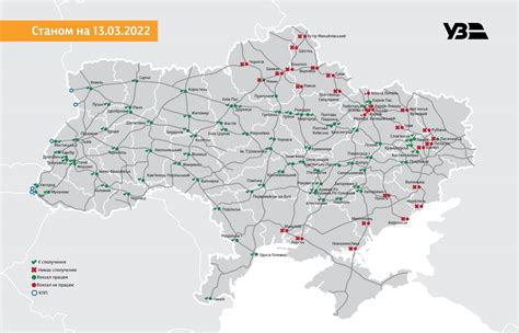 [Map] Ukrainian Railways just posted a map of functioning railway stations. It provides another ...