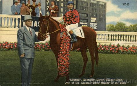 "Citation", Kentucky Derby Winner 1948 Lexington, KY Horse Racing