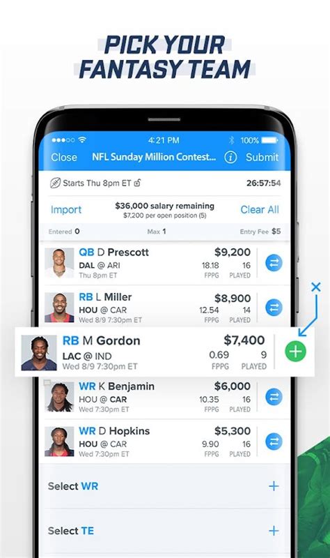 FanDuel: Daily Fantasy Sports - Android Apps on Google Play