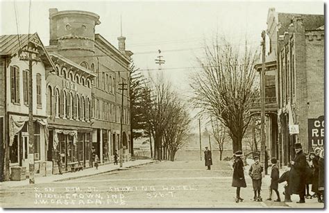 South on 5th Street showing hotel, Middletown, Indiana | Flickr - Photo Sharing!