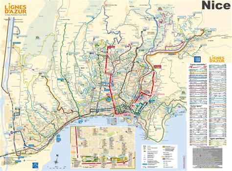 Nice transport map - Ontheworldmap.com