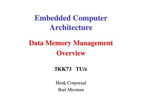 PPT - Embedded Computer Architecture PowerPoint Presentation, free download - ID:4034346