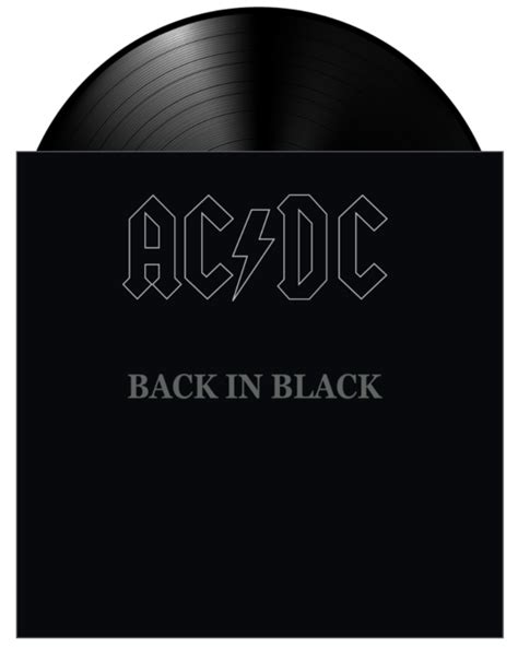 AC/DC - Back In Black LP Vinyl Record by Columbia Records | Popcultcha