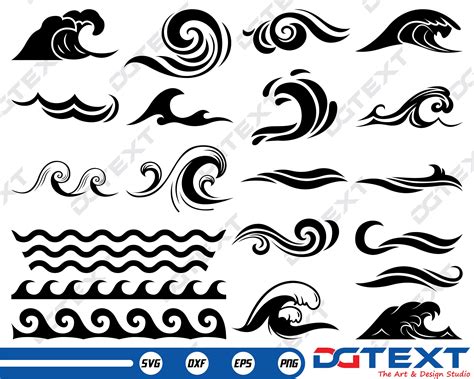 Wave SVG Wave Vector Silhouette Cricut File Clipart - Etsy New Zealand