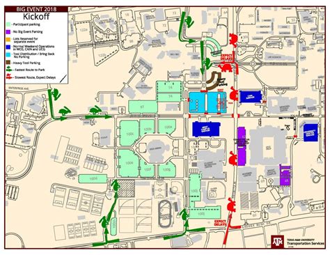 Texas A&m Parking Lot Map | Printable Maps