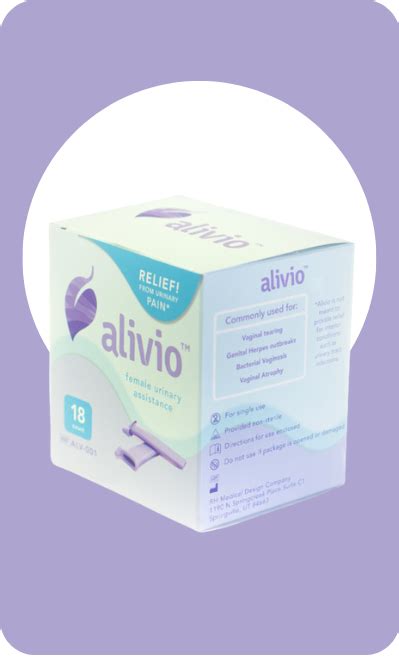 Alivio Female Urinary Pain Relief Device - Licensing Consulting Group