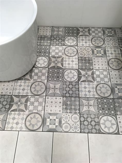 Bathroom floor tiles - B&Q #bathroomdesignb&q | B and q bathrooms, Tile bathroom, Bathroom flooring