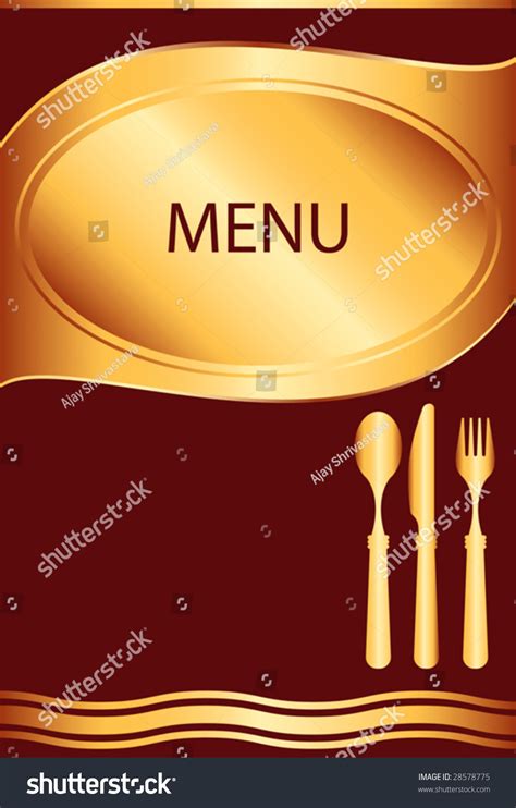 Food, Restaurant, Hotel Menu Template Design Stock Vector Illustration 28578775 : Shutterstock