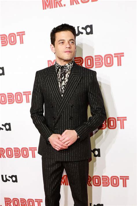 Rami Malek in Saint Laurent at the "Mr. Robot" Season 4 Premiere - Tom ...