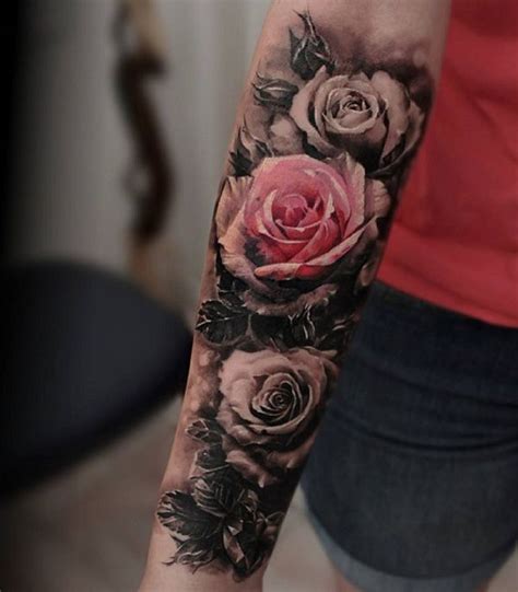 120+ Meaningful Rose Tattoo Designs | Cuded | Rose tattoos for women, Rose tattoo sleeve ...