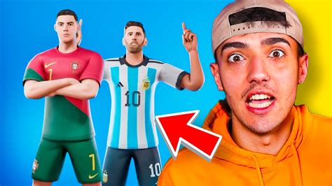 LAS SKINS de MESSI y CRISTIANO RONALDO en FORTNITE - YouTube