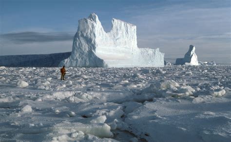 Icebergs in Antarctica