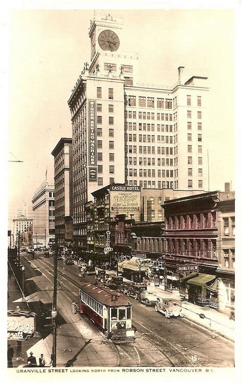 Postcard: Granville & Robson, c.1930 | "Granville Street Loo… | Flickr