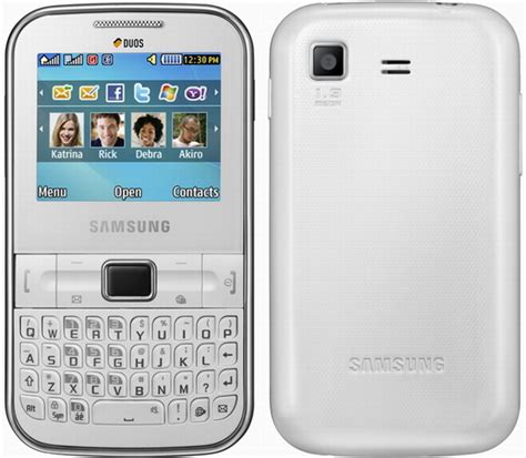 Samsung Dual Sim Mobiles Qwerty Keypad - DualSimMobiles123.com