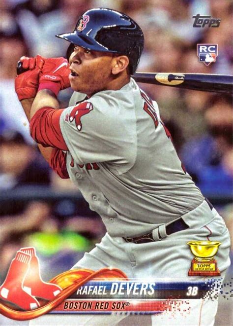 Amazon.com: 2018 Topps Baseball #18 Rafael Devers Rookie Card - His 1st ...