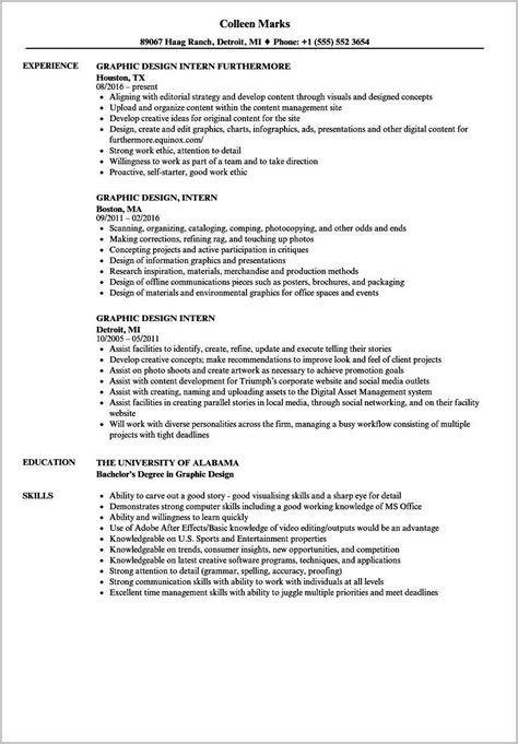 Resume Format For Graphic Designer Jobs - Resume Example Gallery