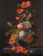 Still life of flowers with ants in a glass vase | Old Master & 19th Century Paintings | 2023 ...