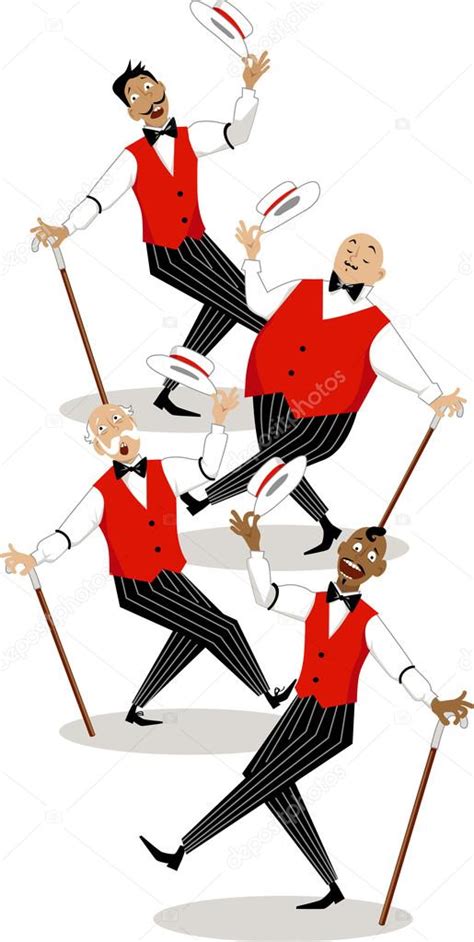 Barbershop quartet singing Stock Vector Image by ©Aleutie #111524904