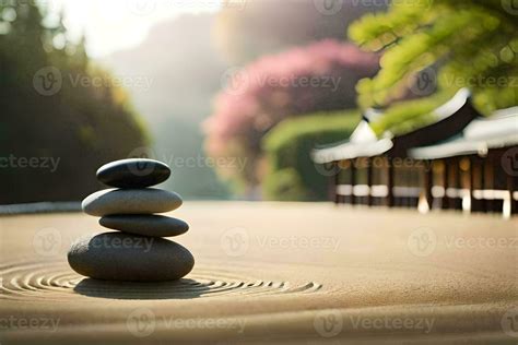 zen garden, japanese zen garden, zen garden, zen garden, z. AI-Generated 33449948 Stock Photo at ...