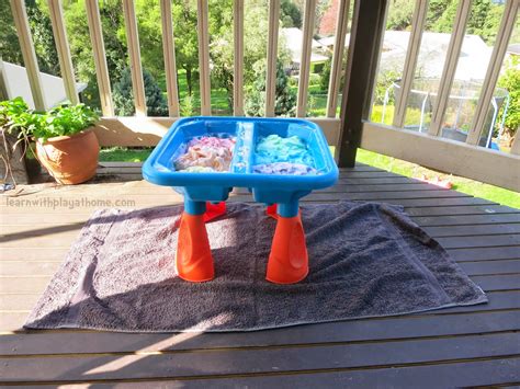 Learn with Play at Home: How to make Rainbow Soap Slime