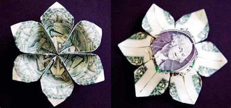 Money Origami, Flower Edition: 10 Different Ways to Fold a Dollar Bill ...