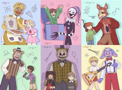 missing kids and animatronics by infiglo on DeviantArt in 2022 | Fnaf ...