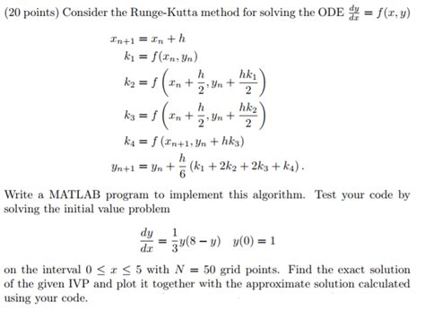 Fortran Program For Runge Kutta Method - folasopa