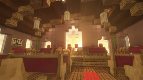 The New Grace Black Church Furniture Resource Pack! Minecraft Texture Pack