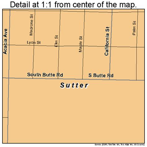 Sutter California Street Map 0677378