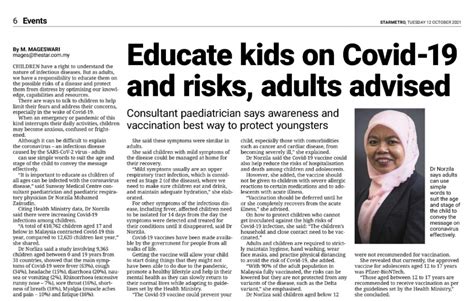 Educate kids on Covid-19 and risks, adults advised