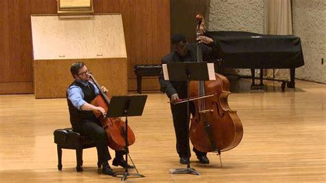 Rossini - Duet for Cello and Double Bass in D Major - YouTube