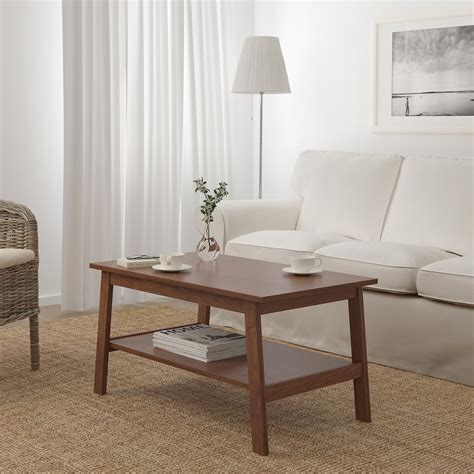 LUNNARP Coffee table, brown, 90x55 cm - IKEA