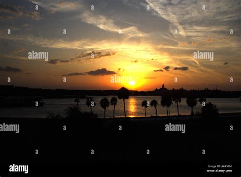 Sunset. Orlando Florida Stock Photo - Alamy