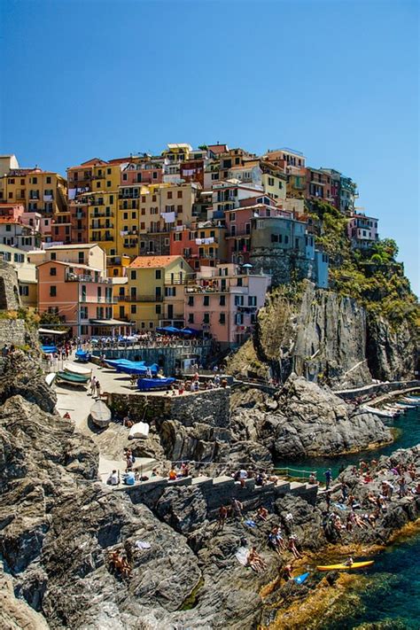 Manarola Houses Summer - Free photo on Pixabay