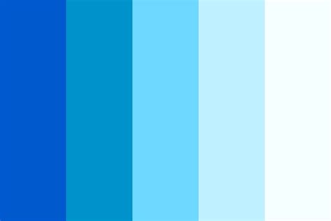 Light Blue To White Color Palette | Color palette, Color palette design, Blue colour palette