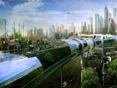 The New London Skyline - Yanko Design | Futuristic architecture, Future city, Eco city