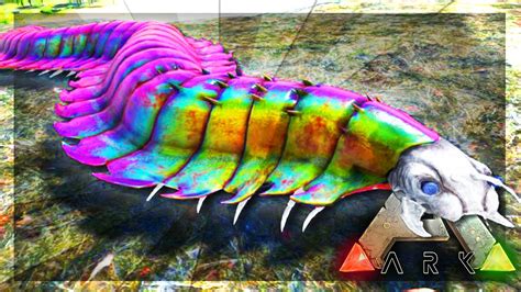 ARK: Survival Evolved Server - TAMING *NEW* RAINBOW Arthropluera (Centipede) #33 - YouTube