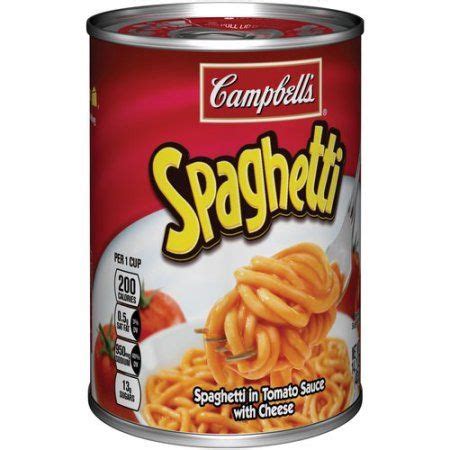 Campbell's® Spaghetti in Tomato Sauce with Cheese Reviews 2020