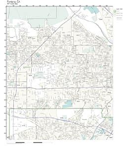 Amazon.com: ZIP Code Wall Map of Fontana, CA ZIP Code Map Not Laminated ...