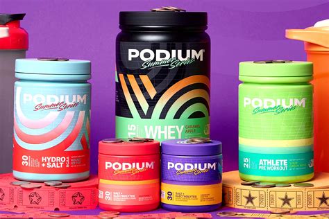 Podium Nutrition's limited edition five-product Summer Series