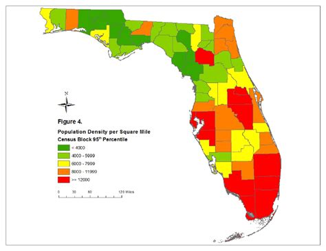 Measuring Population Density for Counties in Florida | Bureau of Economic and Business Research