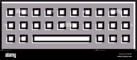 keyboard technology digital gadget image Stock Vector Image & Art - Alamy