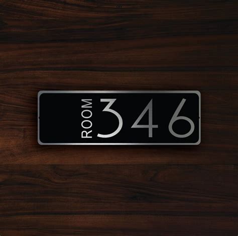 CUSTOM HOTEL ROOM Door Number Sign Hotel Room Door Number