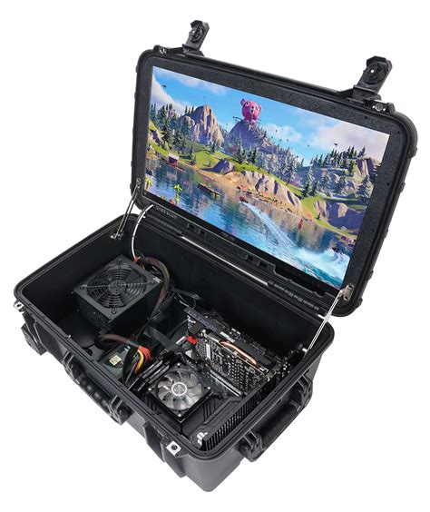 Case Club Portable PC Gaming Chassis with Built-in 24" 1ms 144hz ...