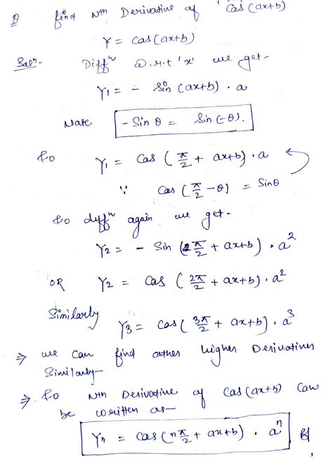 Nth Derivative Of Cos(ax+b)| Engineering Mathematics Example - Math Traders