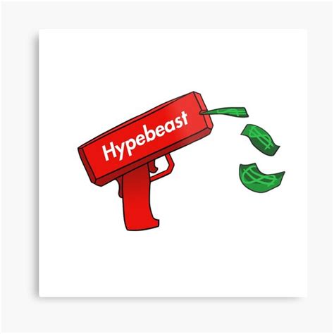 Supreme Money Gun Wall Art | Redbubble