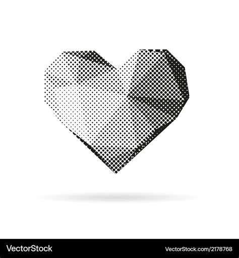 Heart abstract isolated Royalty Free Vector Image