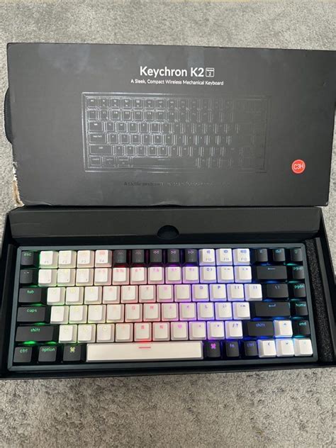 Keychron K2 v2 - Aluminum Frame, brown gateron switches, Computers & Tech, Parts & Accessories ...